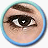 Round Cyan Frame - Icon